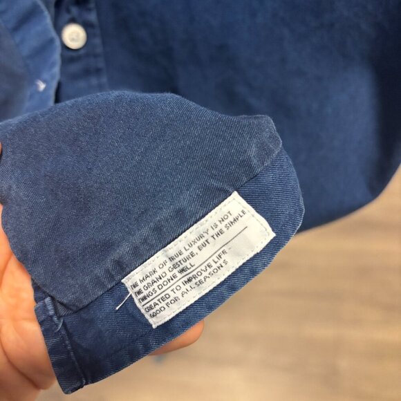 AUTHENTIC - Norse Projects Anton Denim Shirt - Size L (fits like M) - Picture 6 of 8